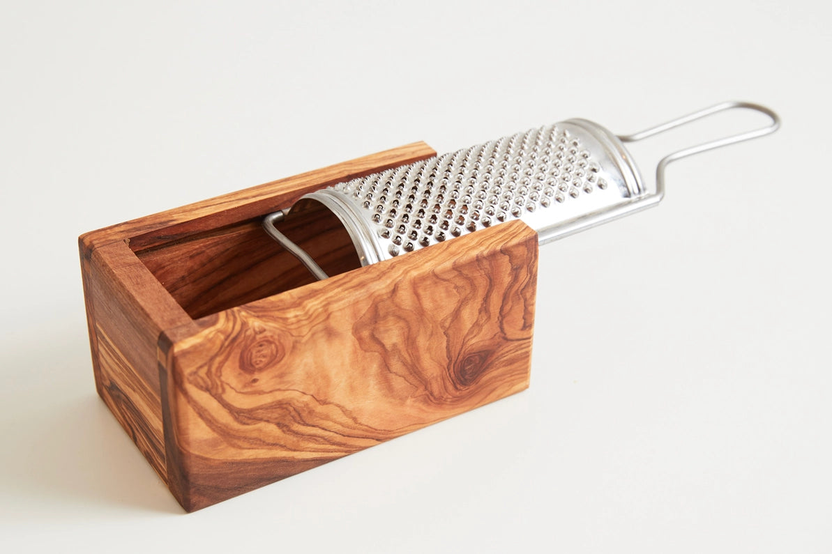 Italian Olivewood Box Grater
