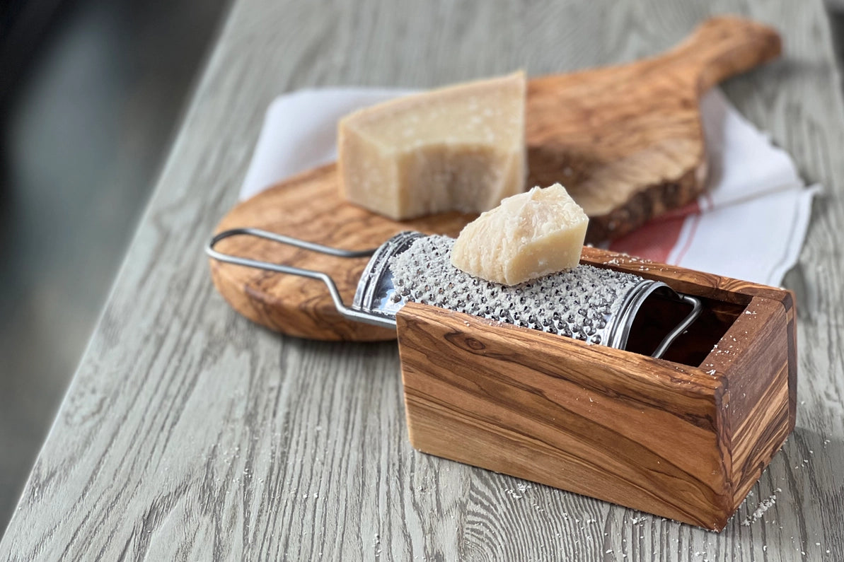 Italian Olivewood Box Grater