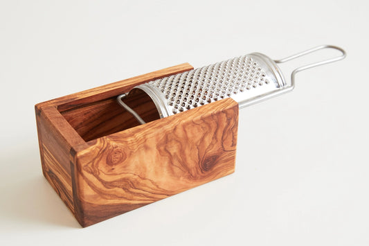 Italian Olivewood Box Grater