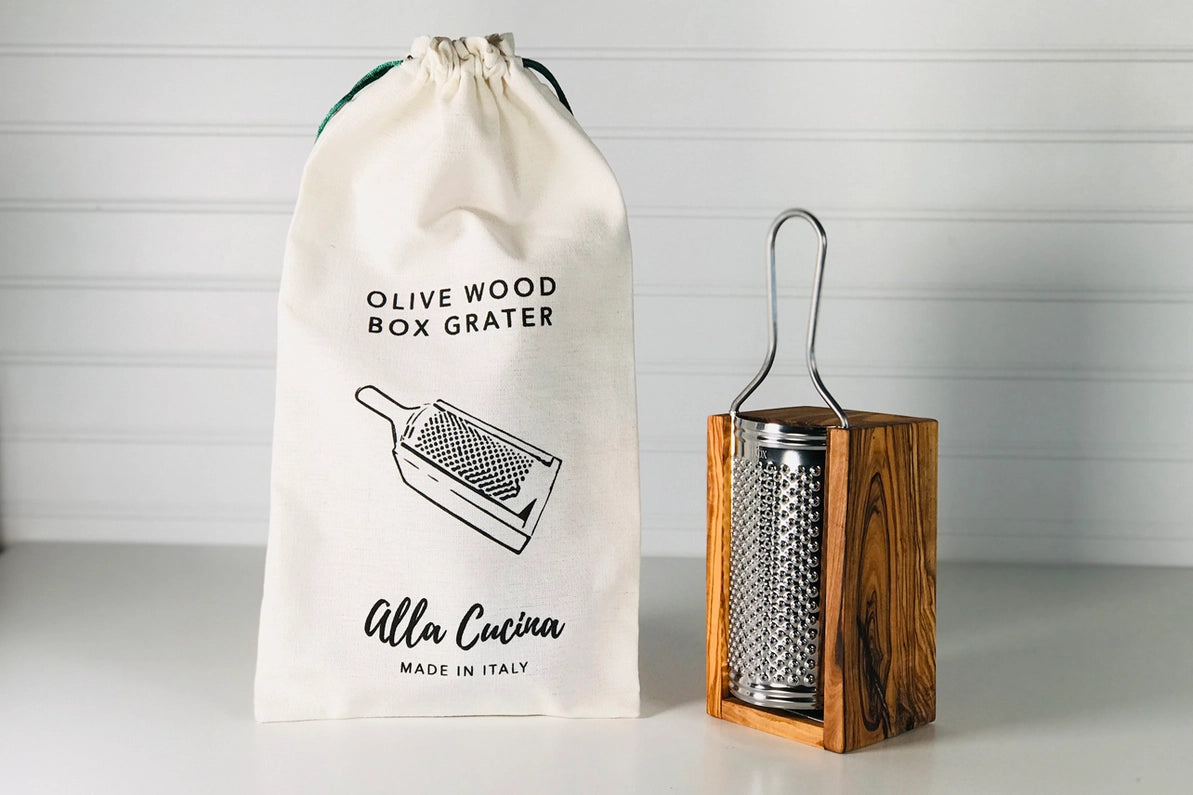 Italian Olivewood Box Grater