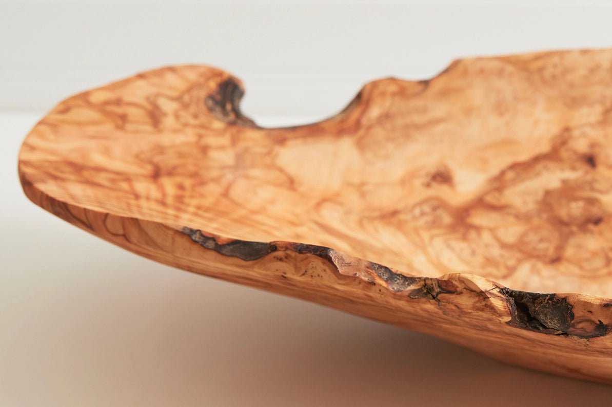 Italian Olivewood Root Serving Bowl