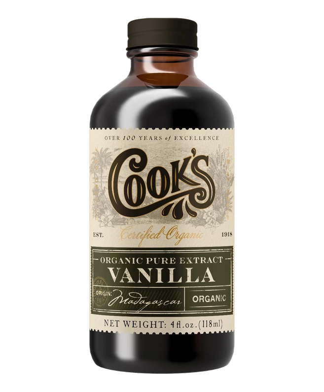 Cook's Organic Pure Madagascar Vanilla Extract
