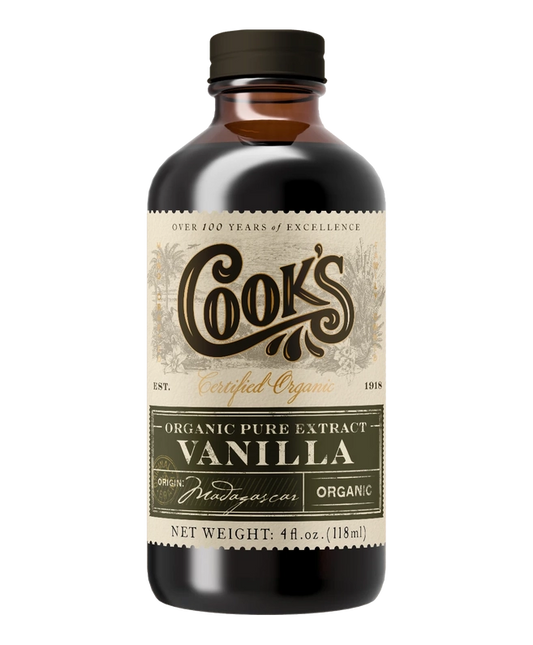 Cook's Organic Pure Madagascar Vanilla Extract